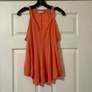 Salmon Sleeveless Women's Top